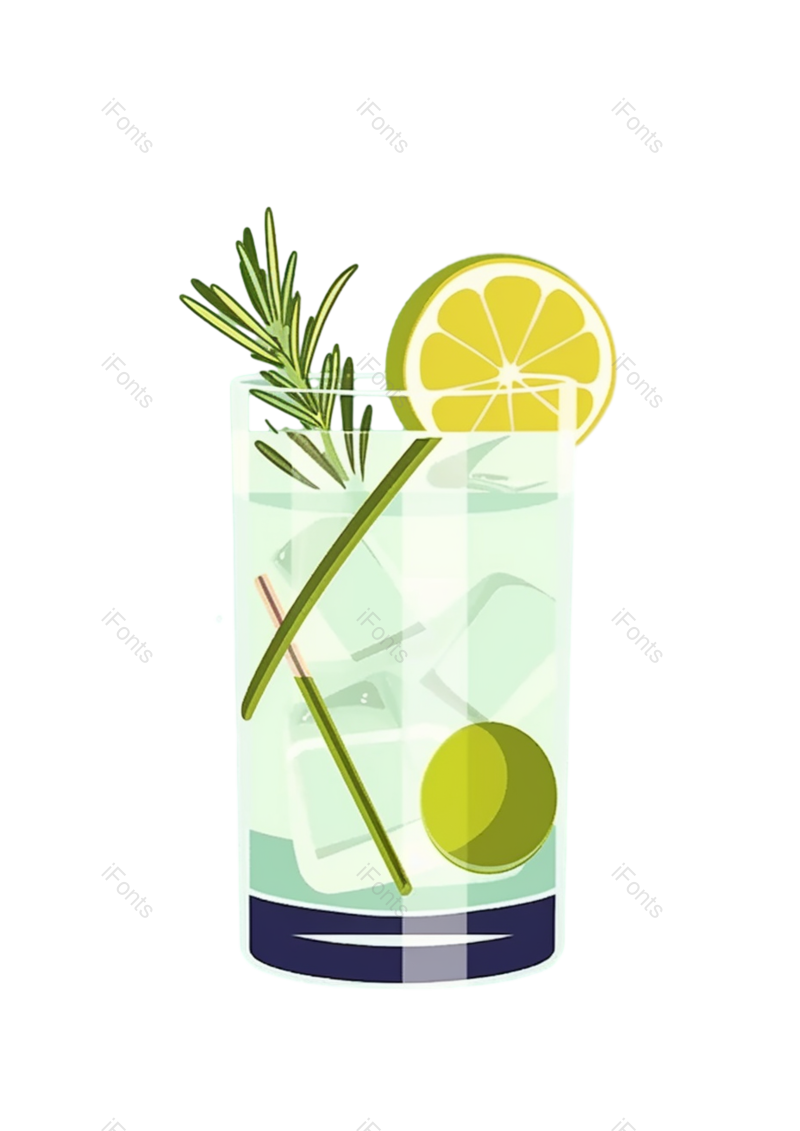 清新图片,现代元素,夏天PNG,插画免抠素材